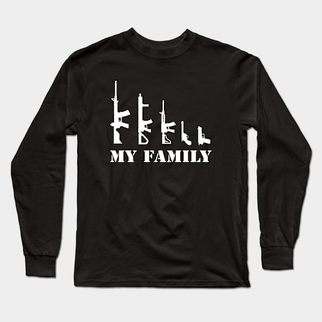 Gun owner family Long Sleeve T-Shirt by anupasi